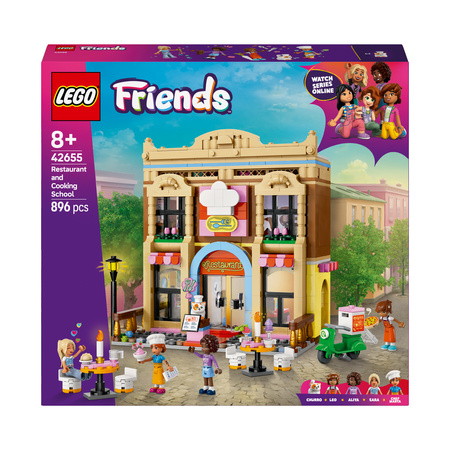 LEGO 42655 Friends - Restauracja i szkoła gotowania Nowość