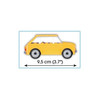 Polskie Klocki Cobi Samochód Auto Fiat 126P 24530 Żółty Maluch Autko