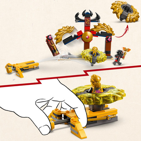 LEGO Ninjago 71826 Smocze Spinjitzu Zestaw Bitewny Wyrzutnia Smoczy Spinner