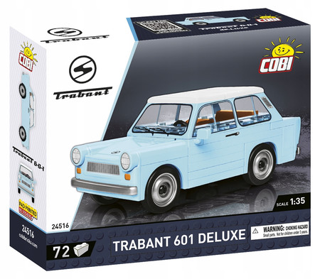 Polskie klocki COBI 24516 Samochód Auto Trabant 601 Deluxe 71 EL. Licencja