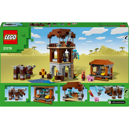 LEGO Minecraft 21278 Kryjówka Rozbójników i Dewastatorów