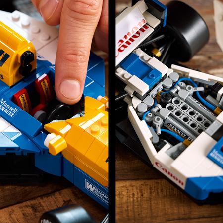 LEGO ICONS 10353 Williams Racing FW14B i Nigel Mansell Formuła 1 Wyścigówka