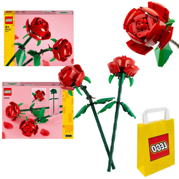 LEGO Icons 40460 Róże Kwiaty Kwiatki Róża Botanical Collection