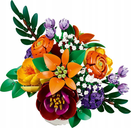 LEGO ICONS 10345 Botanicals Kwiatowa Kompozycja Kwiaty Rośliny Bukiet