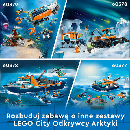 LEGO City 60368 Arktyczny statek badawczy Łódź