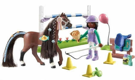 Playmobil Zoe i Blaze z przeszkodami 71355