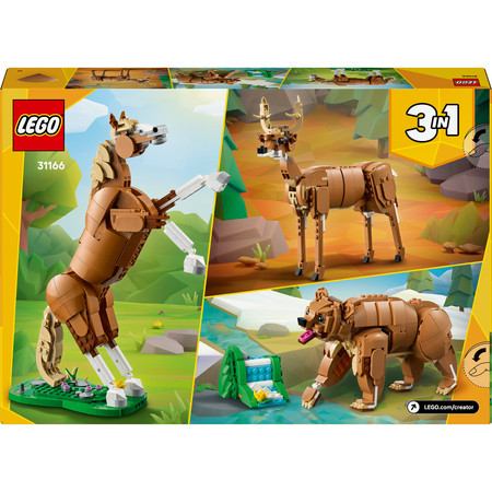 LEGO 31166 Creator 3w1 - Piękny koń Niedźwiedź Jeleń