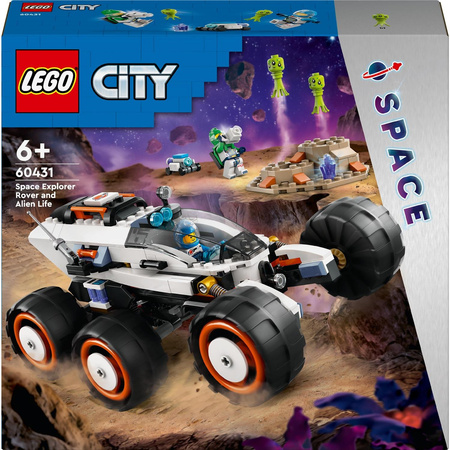 OUTLET LEGO City Kosmos 60431 Pojazd Kosmiczny łazik i badanie życia w kosmosie