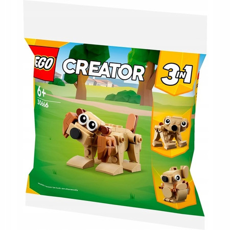 LEGO Creator 30666 Prezentowe zwierzęta Pies Niedźwiadek Wiewiórka