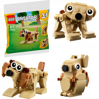 LEGO Creator 30666 Prezentowe zwierzęta Pies Niedźwiadek Wiewiórka