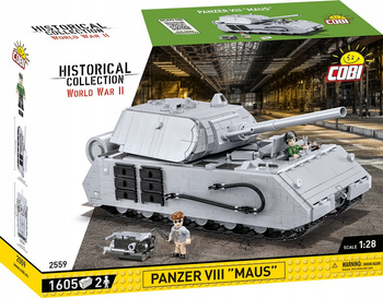 Klocki Wojskowe Cobi 2559 Panzer VIII Maus Duży Czołg 1605EL Polski Produkt