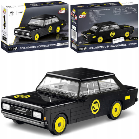 Polskie Klocki COBI 24597 Samochód Opel Rekord C-Schwarze Witwe Auto 1:35