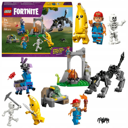 LEGO 77075 Fortnite Skórek i Iskra oraz obóz