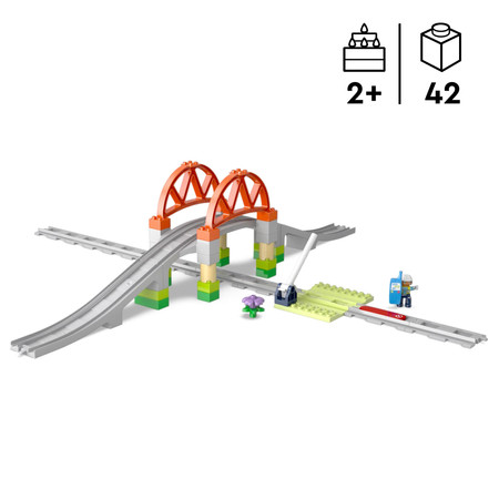 LEGO Duplo 10426 Most kolejowy i tory - zestaw rozszerzający