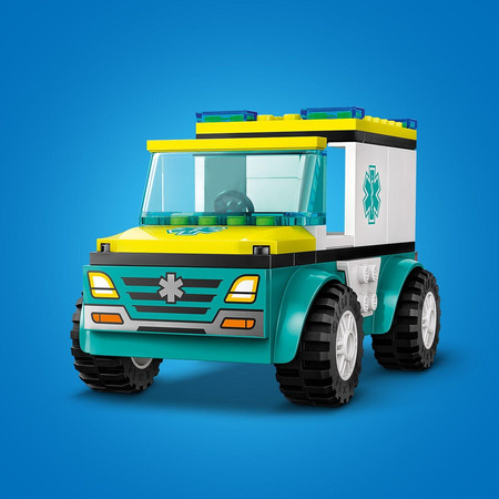 LEGO City 60403 Karetka i snowboardzista Ambulans