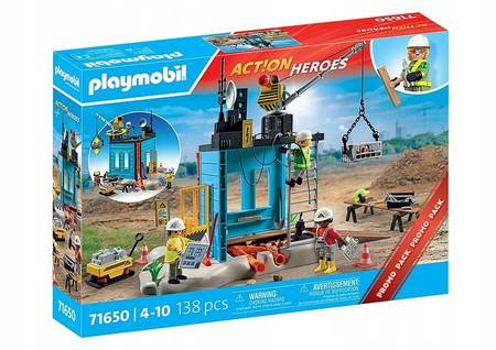 Playmobil Action Heroes 71650 Plac Budowy