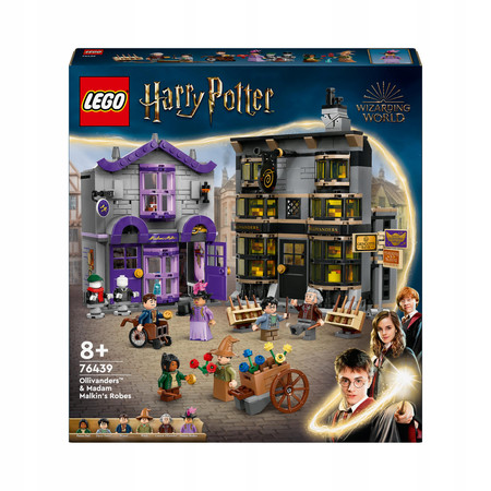 LEGO Harry Potter 76439 Sklep Ollivandera i Sklep Madam Malkin