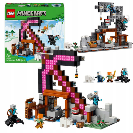 LEGO Minecraft 21277 Kilofowa Kopalnia Kilof Niedźwiedź Polarny