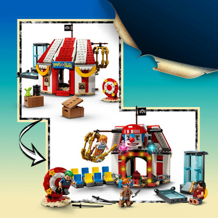 LEGO 75637 ONE PIECE Namiot cyrkowy klauna Buggy’ego