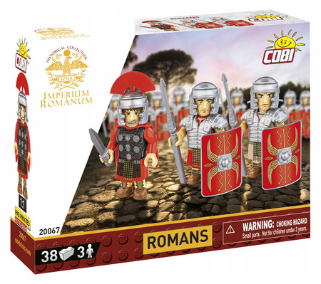 COBI 20067 Imperium romanum Rzymianie Figurki 2x legionista 1x centurion.