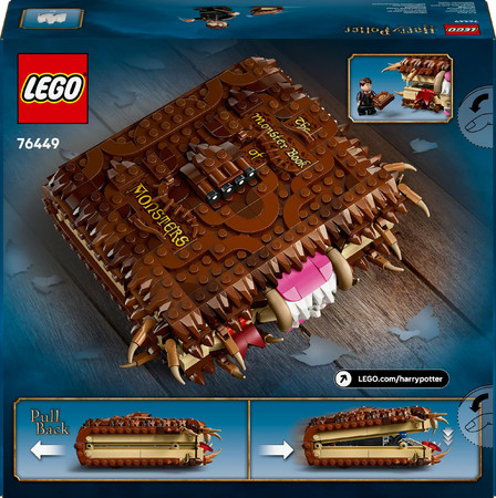 LEGO Harry Potter 76449 Potworna Księga Potworów z Zębami Książka