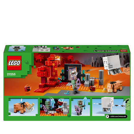 LEGO Minecraft Portal do Netheru 21255 Wojownik Orków Strzelający GHAST