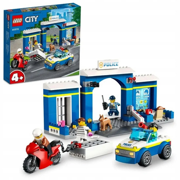 LEGO City Policja Posterunek Samochód Radiowóz Auto Motor 4+ Łatwe 60370