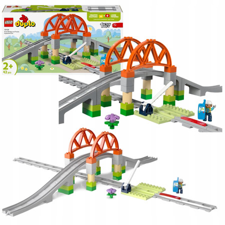 LEGO Duplo 10426 Most kolejowy i tory - zestaw rozszerzający