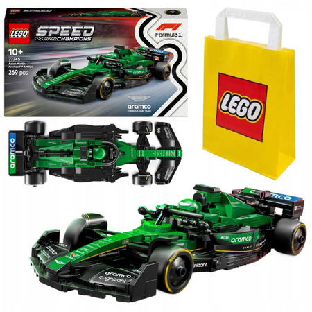LEGO Speed Champions 77245 Bolid F1 Aston Martin Aramco AMR24 Wyścigówka