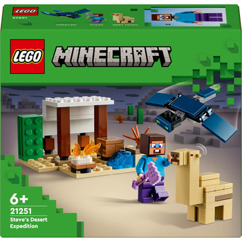 OUTLET LEGO Minecraft Pustynna wyprawa Steve'a 21251 Dom Baza Latający Fantom