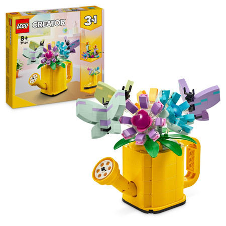 LEGO Creator 3w1 31149 Kwiaty w Konewce Żółty Kalosz Ruchome Ptaki 3in1