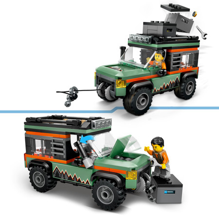 LEGO City 60447 Terenowa Ciężarówka Górska 4x4 Wyciągarka Samochód