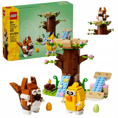 LEGO 40709 Okolicznościowe - Wiosenny plac zabaw dla zwierzątek
