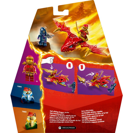 OUTLET LEGO Ninjago Kai i atak smoka 71801 Powstanie smoków złoty ogon Strażnik