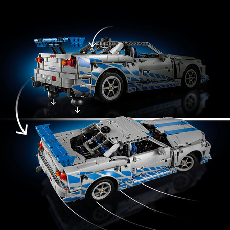 LEGO 42210 Technic Samochód Nissan Skyline GT-R (34) Za szybcy, za wscielki