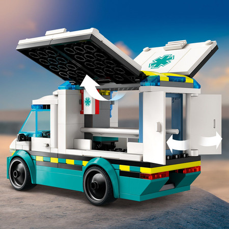 LEGO 60451 City - Karetka pogotowia Ambulans Miasto