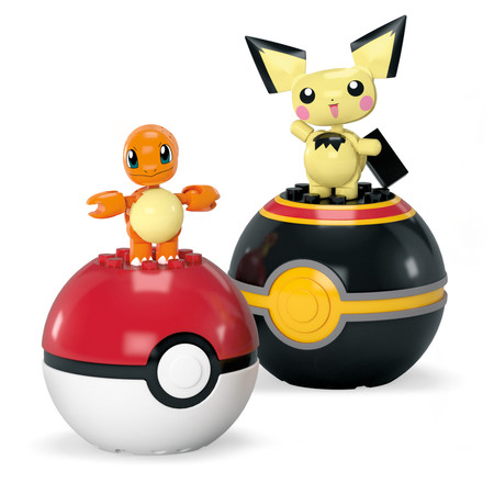 Klocki konstrukcyjne MEGA Zestaw klocków Pokemon - Charmander i Pichu