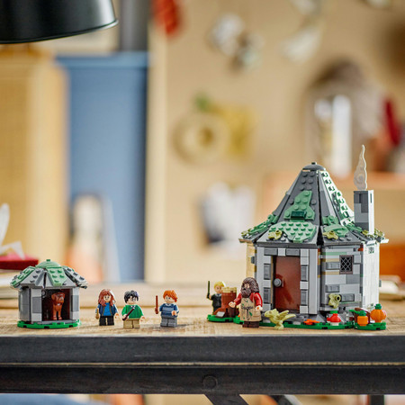 LEGO Harry Potter 76428 Chatka Hagrida Otwierany Dom 5 Figurek + Akcesoria