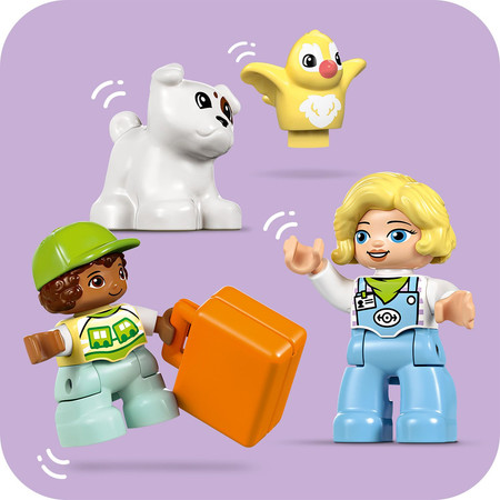 LEGO Duplo 10427 Przygoda Interaktywny Pociąg Dworzec Kolejowy Dźwięki 2+