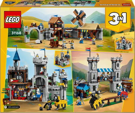 LEGO 31168 Creator 3w1 - Średniowieczny zamek rycerzy konnych