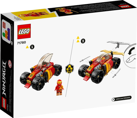 LEGO Ninjago Samochód wyścigowy ninja Kaia EVO Auto Pojazd + Figurka 71780