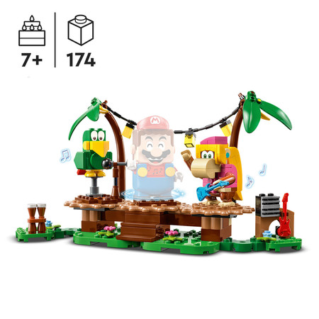 LEGO Super Mario 71421 Dżunglowy koncert Dixie Kong zestaw rozszerzający