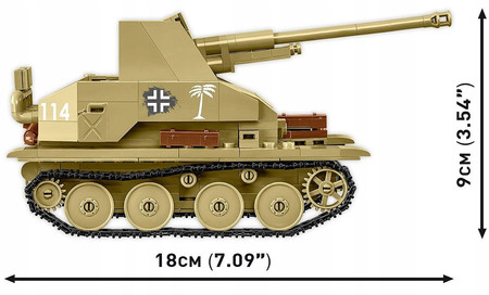 Klocki COBI 3131 Niszczyciel czołgów Sd.Kfz.139 Marder III