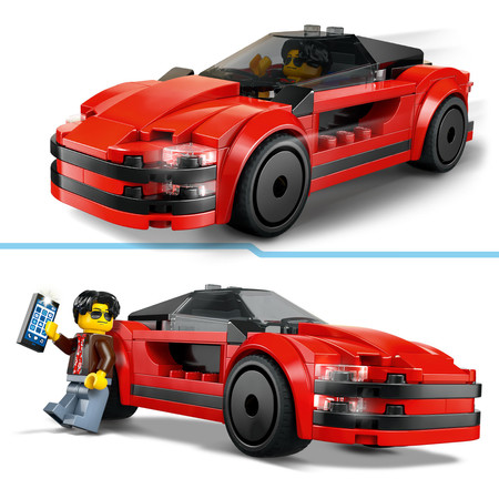 LEGO CITY 60448 Czerwony samochód sportowy