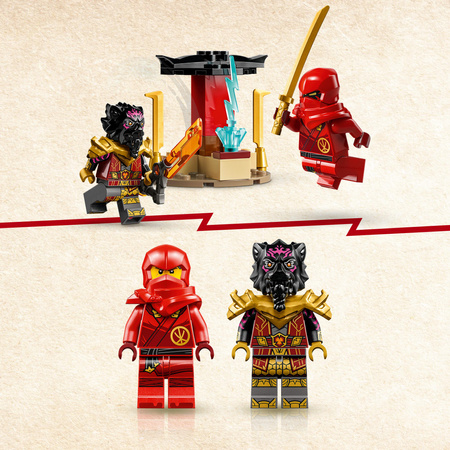 OUTLET LEGO NINJAGO 71789 BITWA SAMOCHÓD MOTOR NINJA KAI LORD RAS ZŁOTY MŁOT