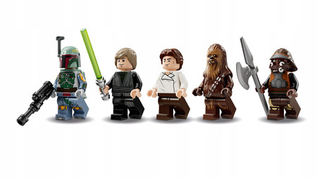 LEGO 75396 Star Wars - Pustynna barka i jama sarlacca Łódź Gwiezdne Wojny