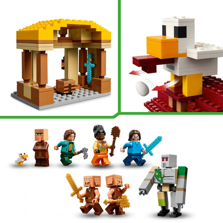 LEGO Minecraft 21273 Atak balonowego Ghasta na wioskę Balon diabła Nowość