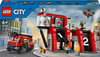 LEGO City Straż Pożarna Remiza + Samochód Wóz Strażacki 5 figurek 60414