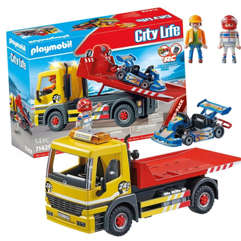 Playmobil - City Life Pomoc drogowa RC 71429 Laweta Holownik Gokard