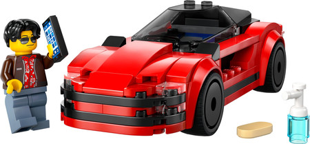 LEGO CITY 60448 Czerwony samochód sportowy